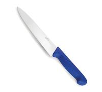 LACOR - 38310 - Couteau de cuisine Select, couteau à saucisses et charcuteries, acier inoxydable, coupe ferme et équilibrée, manche ergonomique brun et antidérapant en TPV, 25 cm