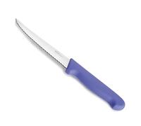 LACOR - 38360 - Couteau à éplucher Select, Couteau pour viandes blanches et volailles, Acier inoxydable, Coupe ferme et équilibrée, Manche TPV ergonomique jaune et antidérapant, 10 cm