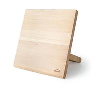 Lacor - 39039 - Porte-Couteaux de Cuisine aimant, Bloc à Couteaux Magnétique, Jusqu’à 5 couteaux, Bois de hêtre naturel, Design 100% Stable, 21x22.5cm