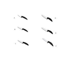 Lacor 39210 - Couteau de cuisine en céramique 10 cm Qualité Professionnelle | Ustensile professionnel durable; conçu pour un rendement optimal y nettoyage rapide et facile au lave-vaisselle