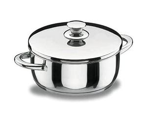Lacor 40016 - LACOR, , gratin avec couvercle Vitrocor, acier inoxydable | Fabriqué en acier inoxydable de qualité alimentaire; haute résistance à la corrosion et usure quotidienne