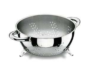Lacor 40324 - Égoutteur Vitrocor 24 cm en acier inoxydable Qualité | Fabriqué en acier inoxydable de qualité alimentaire; haute résistance à la corrosion et usure quotidienne