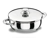 Lacor 40628 Plat Rond Vitrocor 28 cm, Argent