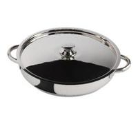 Lacor 40636 Vitrocor Plat Rond 36 cm, Argent