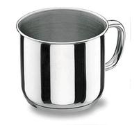 Lacor 40718 - Pot cylindrique Vitrocor 18 cm en acier inoxydable | Fabriqué en acier inoxydable de qualité alimentaire; haute résistance à la corrosion et usure quotidienne