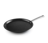 LACOR - 45729 - Crêpière Foodie, Acier inoxydable 18/10, QuanTanium antiadhésif renforcé de titane, sans PFOA, Fond de diffuseur de chaleur sandwich, Convient pour l’induction, Ø28 cm