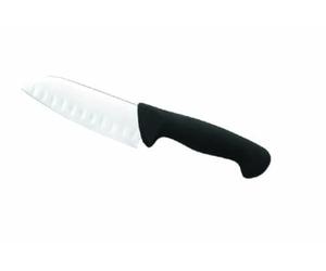 Lacor 49210 Couteau Santoku 10 cm, Noir