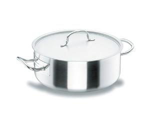 Lacor 50040 - Cassole, argent, 40 cm Qualité Professionnelle | Fabriqué en acier inoxydable de qualité alimentaire; haute résistance à la corrosion et usure quotidienne
