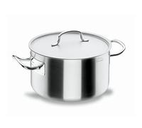 Lacor 50051 - Gratin haut avec Couvercle Chef Classic 50 cm en acier | Fabriqué en acier inoxydable de qualité alimentaire; haute résistance à la corrosion et usure quotidienne