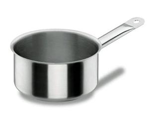 Lacor 50216 - Casserole en acier inoxydable Straight Chef Classic 16 cm | Fabriqué en acier inoxydable de qualité alimentaire; haute résistance à la corrosion et usure quotidienne