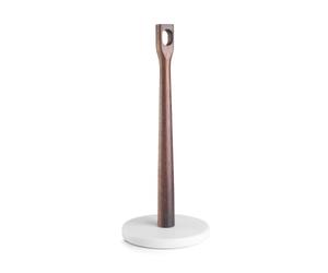 LACOR - 50303 - Derouleux Sopalin Skadi Bois d Acacia Base Marbre | Support ferme en poids naturel; permet de déchirer d'une main; feutre antidérapant antirayures; hauteur 35,5 cm