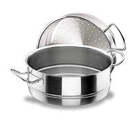 Lacor 50428 Panier Vapeur Chef Inox Diamètre 28 cm, Argenté