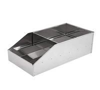 Lacor Tamis à farine 50438 à glissière Petit 18x37x26 Argent