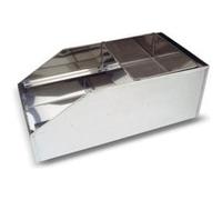 Lacor Tamis à farine 50438 à glissière Petit 18x37x26 Argent