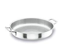 Lacor 50632W Plat Rond Wagner S / Couvercle 32 cm 50632W, Noir | Fabriqué en acier inoxydable de qualité alimentaire; haute résistance à la corrosion et usure quotidienne