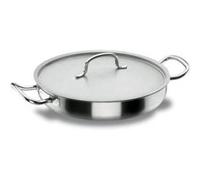 Lacor 50660 - Poêle à paella avec acier inoxydable Couvercle Chef-Classic