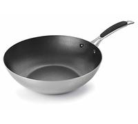 LACOR 53829 Wok trimétal Anti adhésif Acier Inoxydable Gris 28 cm