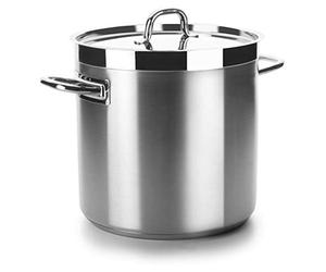 Lacor 54124 - Pot avec Couvercle Chef Luxe 24 cm en acier inoxydable