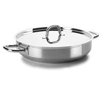Lacor 54636S Plat Rond sans couvercle Diamètre 36 cm, Silver