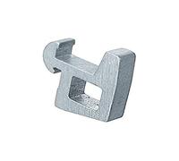 Crochet pour longeron Lacor Gris TU