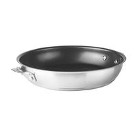 Lacor Poêle Combi 24 cm – anti-adhésive inox, poignée amovible, argent