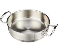 LACOR Poêle à Paella Induction avec Fond en INOX 18/10 - Ø 24 cm Eco Chef