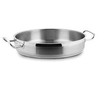 Lacor 57636 poêlon sans couvercle diamètre 36 cm eco-chef, Gris