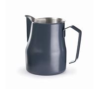LACOR 58150 Milk Pot for Baristas in Stainless Steel, Blue Grey