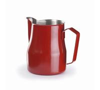 Lacor 58250 - Laitière pour baristas en acier inoxydable, rouge