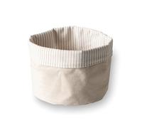 LACOR - 60090 - Corbeille à pain crème, Coton, Viscose, Usinable, Pliable, Polyvalent, Réversible, Empilable, Polyester, Ø 20 cm (Lot de 6)