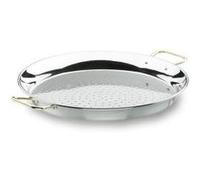 Lacor 60130 Plat à Paëlla 30 cm, Argenté