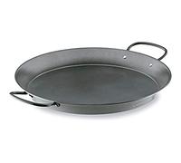 Lacor 60149 - Poêle à paella en acier carbone, antiadhésif, adaptée à | Fabriqué en acier inoxydable de qualité alimentaire; haute résistance à la corrosion et usure quotidienne