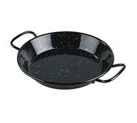 Lacor Poêle à paella 60184 en fer Smalt, mini, couvercle en acier émaillé Ø24 cm