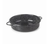 Lacor - 60192 - Mini Fer à repasser - Émail émaillé - Parfait pour présentation de Tapas et Rations - Ø12cm - Antiacide.
