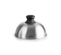 Lacor - 60256 - Cloche à Hamburgers, Acier Inox - Ø16 cm | Cocción uniforme que conserva jugos y nutrientes. Pomo PP ergonómico. Para gas, eléctrica e industrial.