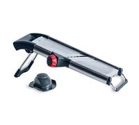 Lacor - 60274 - Mandoline ProSlice, 2 lames, 2 types de coupe, Tranches 0-9 mm, Julienne 4,5 et 9 mm, Protège-doigts, Lame amovible, Acier inoxydable, 41,5x13,5 cm