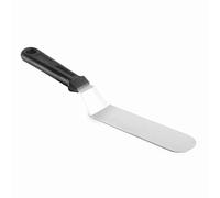 Lacor - 60483 - Spatule coudée - Inox - Poignée ergonomique - 19 x 4 cm - Lavable au lave-vaisselle
