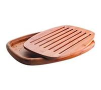 Lacor 60491 planche à découper le pain bambou 40 x 27 x 3 cm G