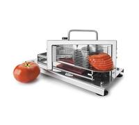 LACOR - 60510 - Machine à couper les tomates, Acier inoxydable, 10 lames, 9 tranches, 43 x 20 cm, Usage professionnel