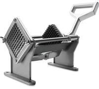 Lacor - 60513 - Cutter professionnel, pommes de terre et légumes coupés en segments, 4 lames en acier inoxydable, coupe uniforme, cuisine industrielle