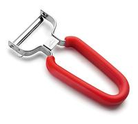 LACOR 60547 Eplucheuse Plate Y Acier Inoxydable Rouge 12,5 cm