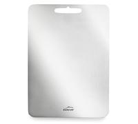 Lacor - 60772 - Schneidebrett aus Titan, Reines Titan 99%, 20 x 30 cm, Wendbar, Hygienisch, Hohe Schnitt- und Wärmebeständigkeit, Mit Aufhängeloch
