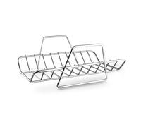 Lacor - 60867 - Grille pour Plat à Rôtir TriChef 32,5 x 23,5 cm, Acier Inoxydable, pour Four et Refroidissement, avec Poignées Ergonomiques, Lavable au Lave-Vaisselle, Argent