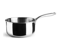 Lacor - 60868 - Casserole Trichef, 2,5 L, 18 cm, Acier Inoxydable 18/10 et Aluminium 1060 Trois Couches, Poignée en Acier Moulé, Adaptée à l’Induction, au Four et au Lave-Vaisselle