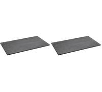 LACOR 61021 tafelplatte 15 x 20 x 0,5 cm, Unique, Noir (Lot de 2)