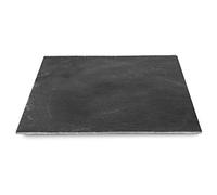 Lacor Plateau ardoise de présentation 61044 40 x 40 x 0,5 cm Noir