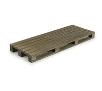 LACOR 61057 Mini Palette de Présentation Alimentaire, Bois | Ustensile professionnel durable; conçu pour un rendement optimal y nettoyage rapide et facile au lave-vaisselle