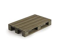 LACOR 61060 Mini Palette de Présentation Alimentaire, Bois | Ustensile professionnel durable; conçu pour un rendement optimal y nettoyage rapide et facile au lave-vaisselle