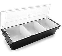 Lacor 61133 - Contenant alimentaire, argent, 5 cavités (600 ml)