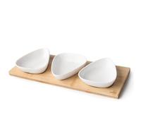 Lacor 61241 - Plateau en Bambou, Plateau de Snacks 100% en Bambou | Ustensile professionnel durable; conçu pour un rendement optimal y nettoyage rapide et facile au lave-vaisselle